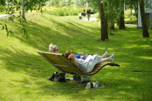 relaxing park